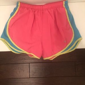 ✔️ Pink and blue Nike running shorts